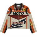 Custom Logo Men’s Vintage Racing Sweater