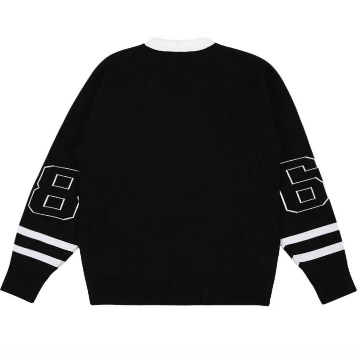 Custom Logo Men’s V-Neck Football Sweater
