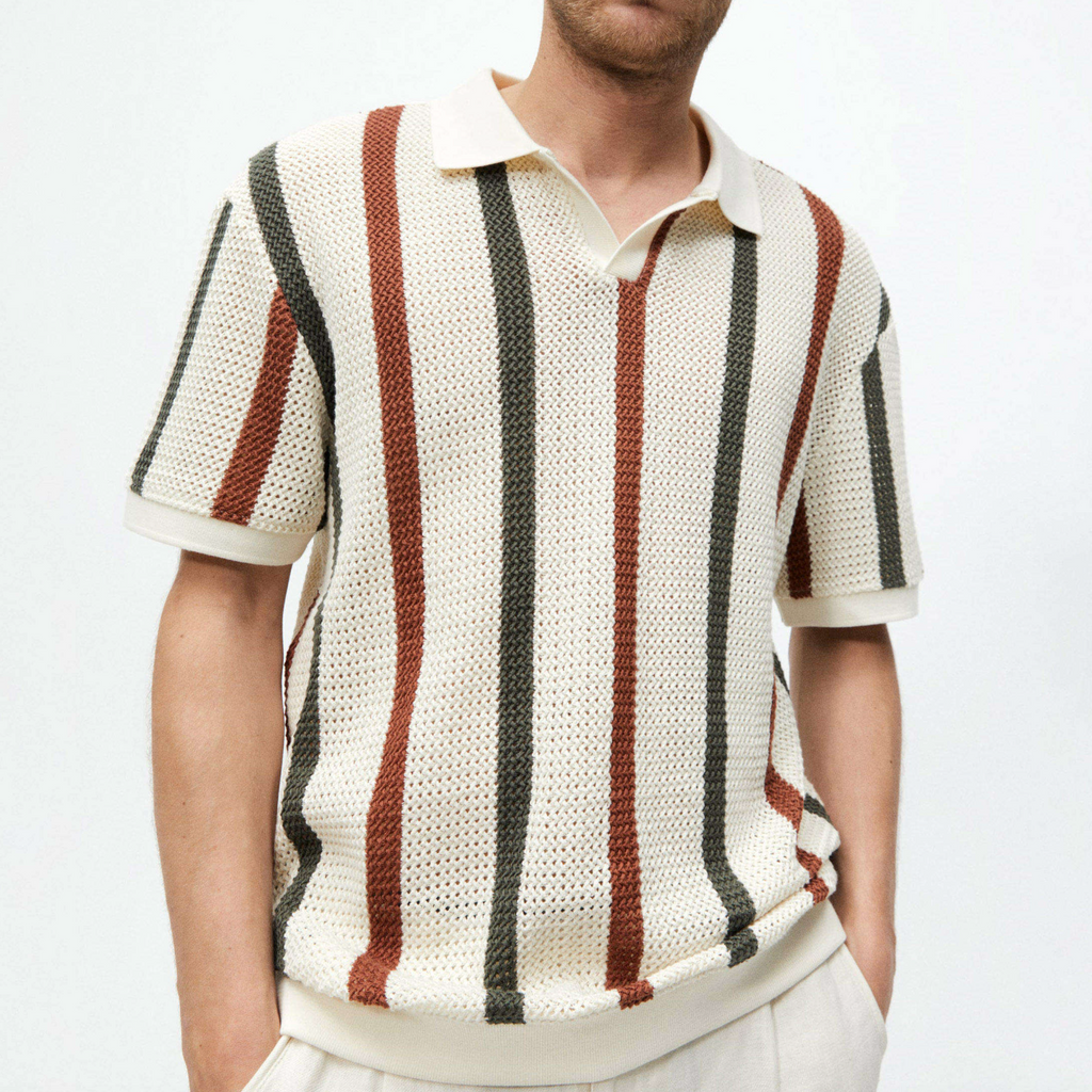 Custom OEM/ODM Men’s Hollow-Out Knit Sweater