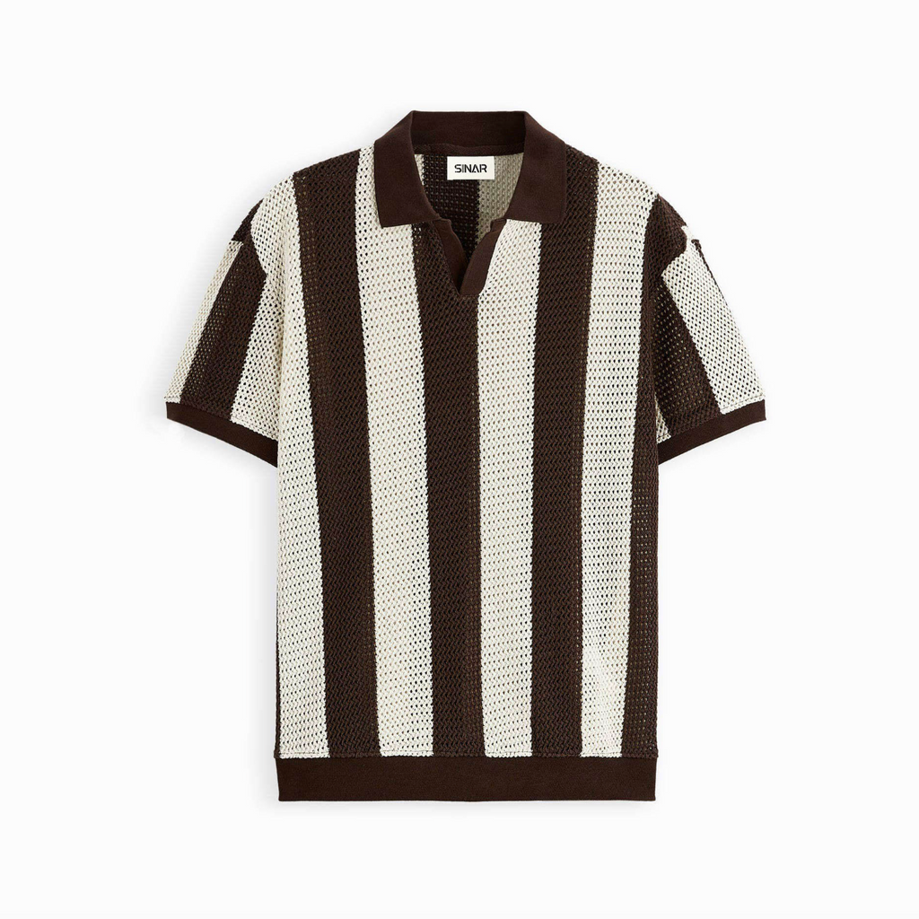 Custom OEM/ODM Men’s Hollow-Out Knit Sweater