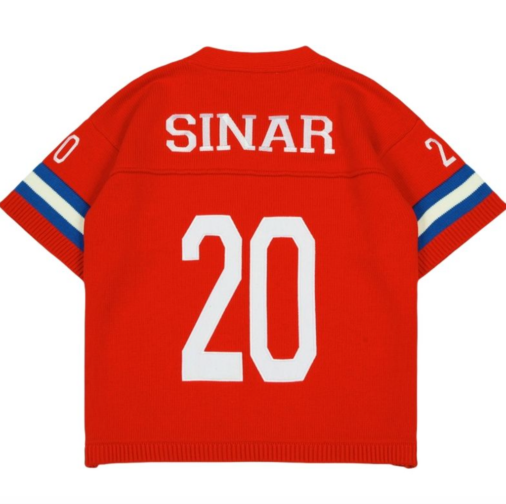 Custom LOGO Men Sweater OEM Short Sleeve Casual Knitwear Pullover Football Jumper Polo Shirts Knit Top Knitted Jersey Sweater
