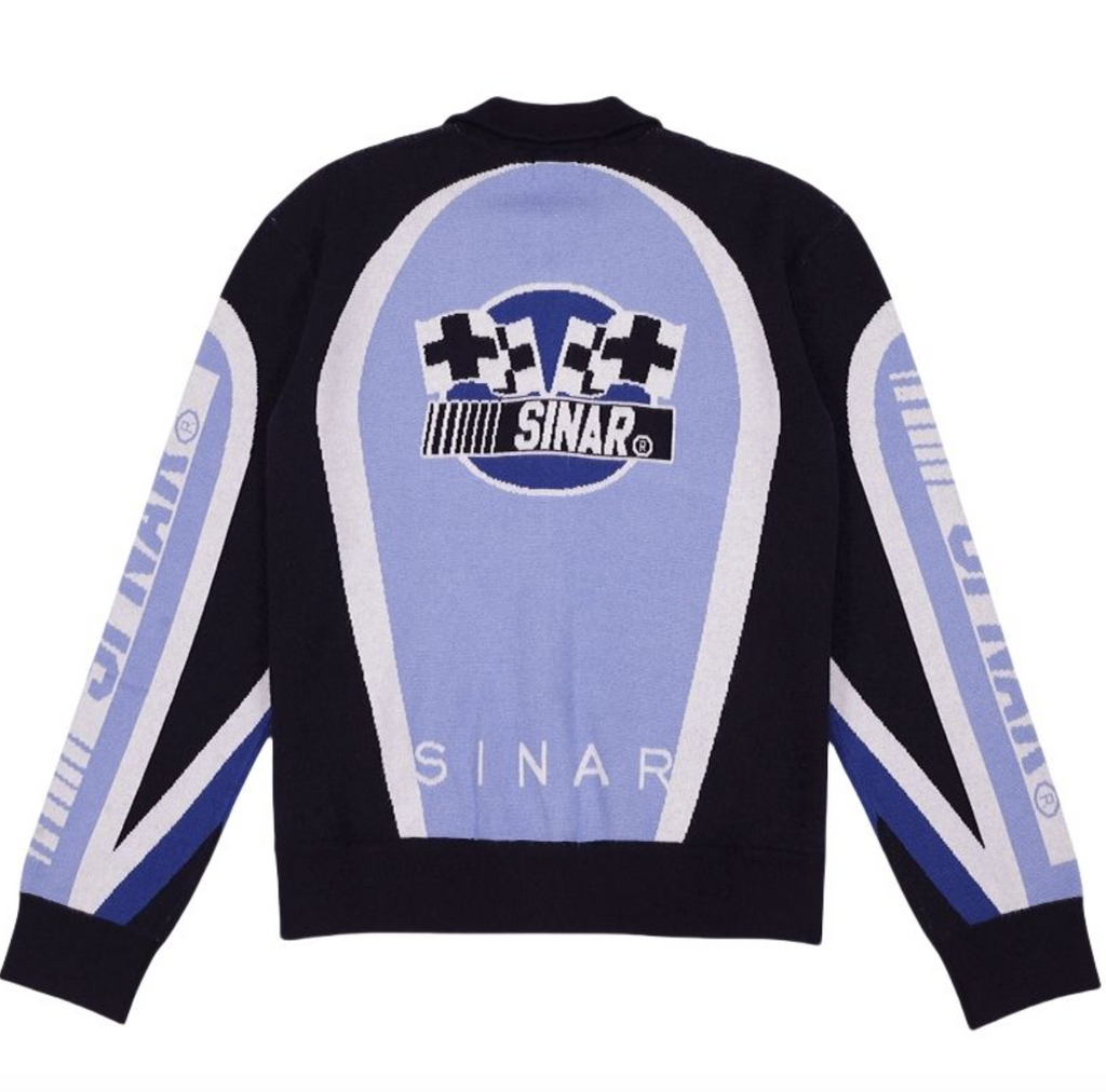 Custom Logo Men’s Vintage Racing Sweater