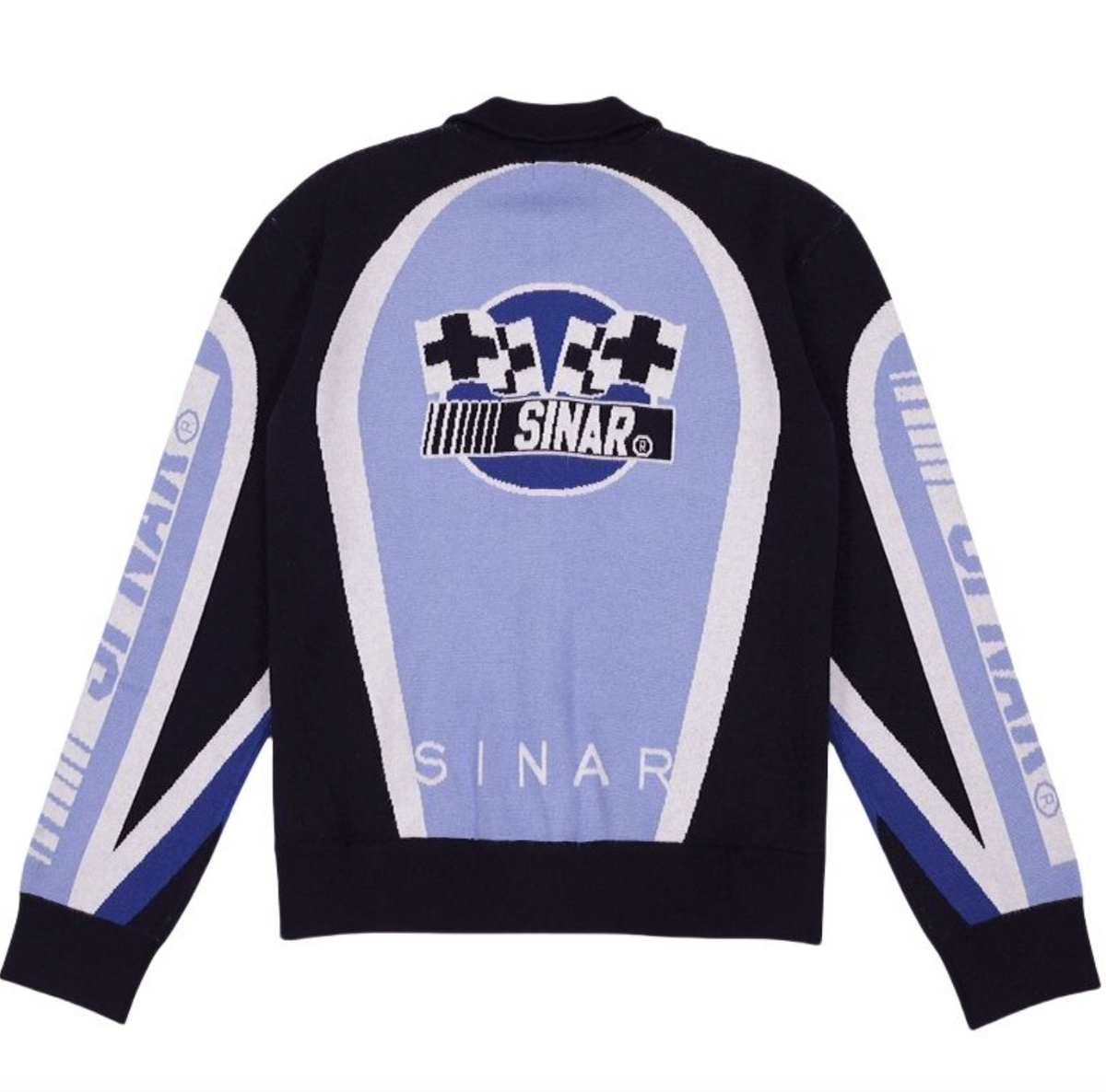 Custom Logo Men’s Vintage Racing Sweater