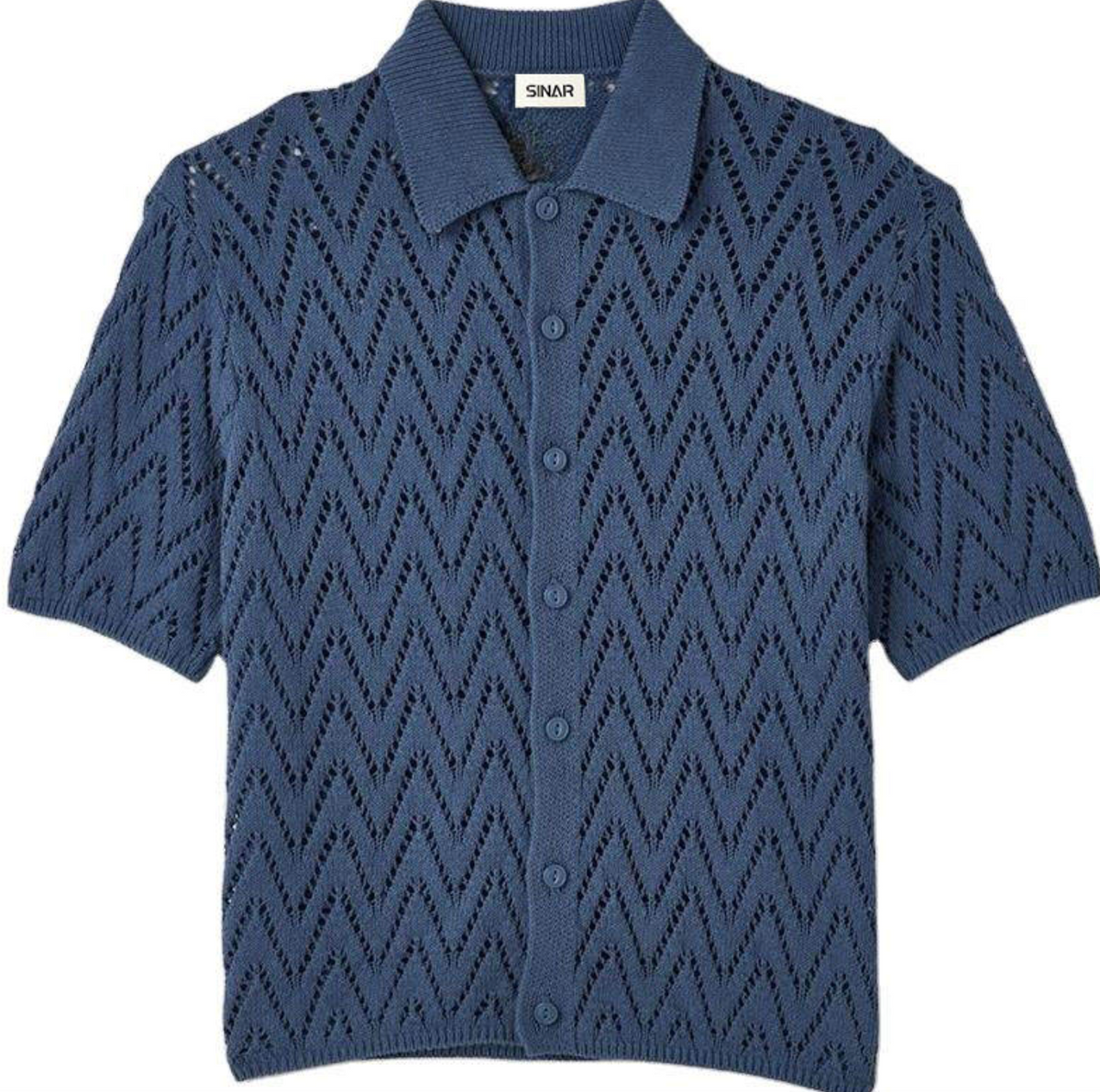Custom Logo Men’s Short Sleeve Polo Knit Sweater